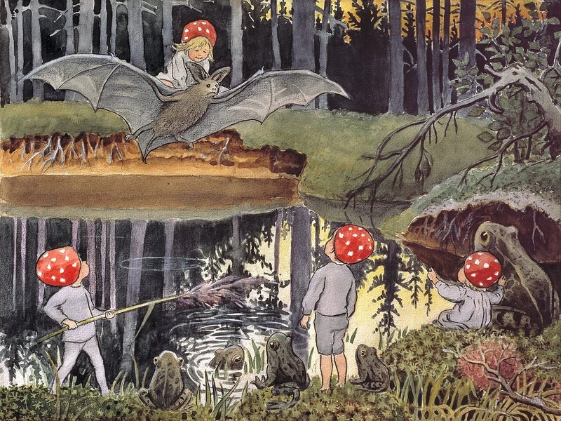 1874-Elsa Beskow - I bambini di Babbo Natale